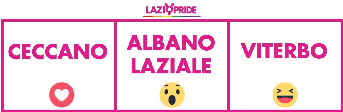 LAZIO PRIDE: A NOVEMBRE LA SCELTA DELLA CITTA’ CHE OSPITERA’ L’EDIZIONE 2022