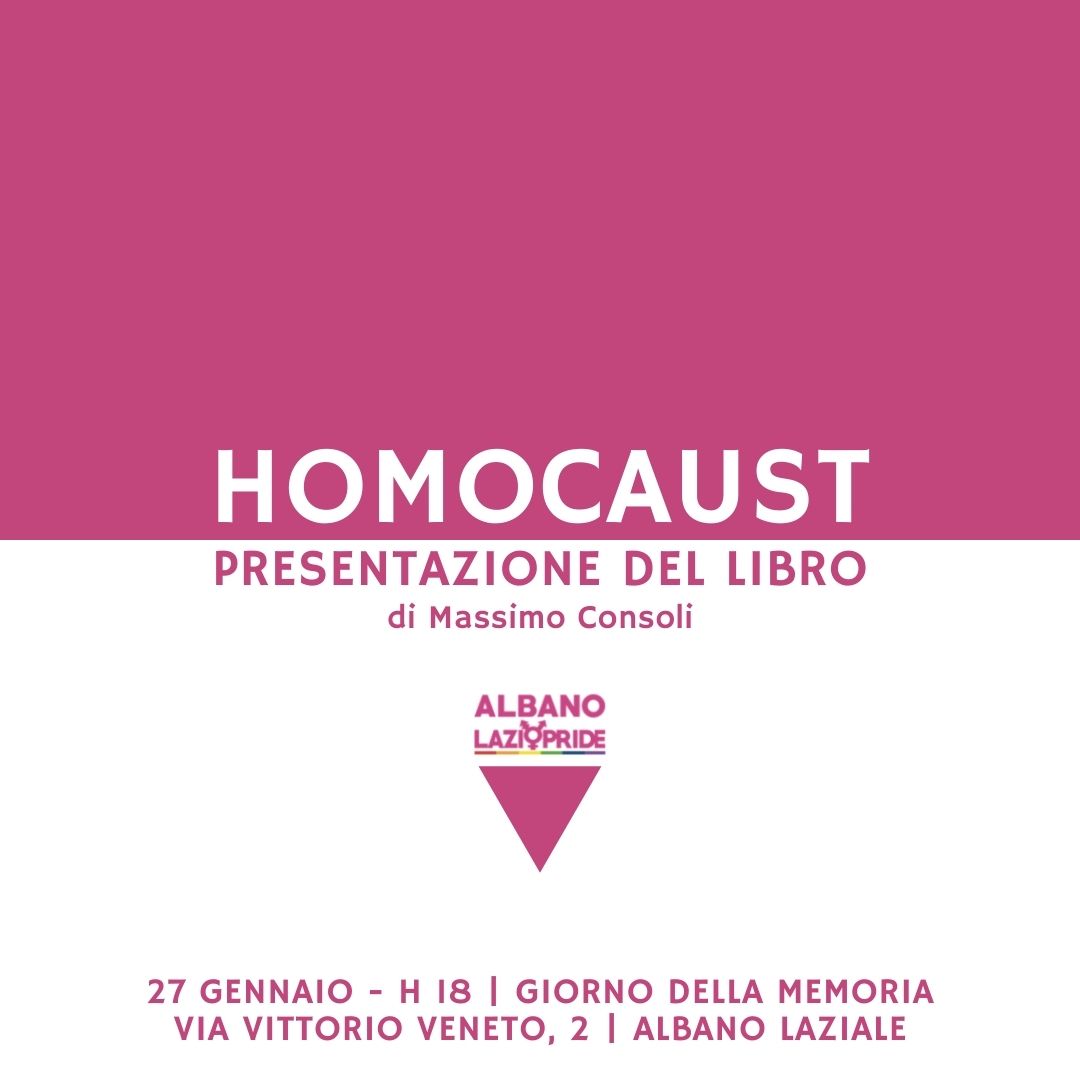 27 gennaio | Giorno della Memoria | Presentazione del Libro Homocaust